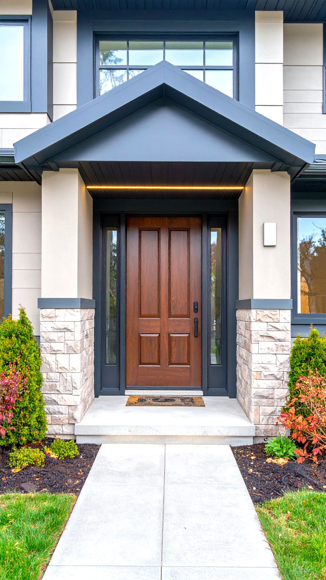 Recessed Entry Portal - 25 minimalist house exterior ideas
