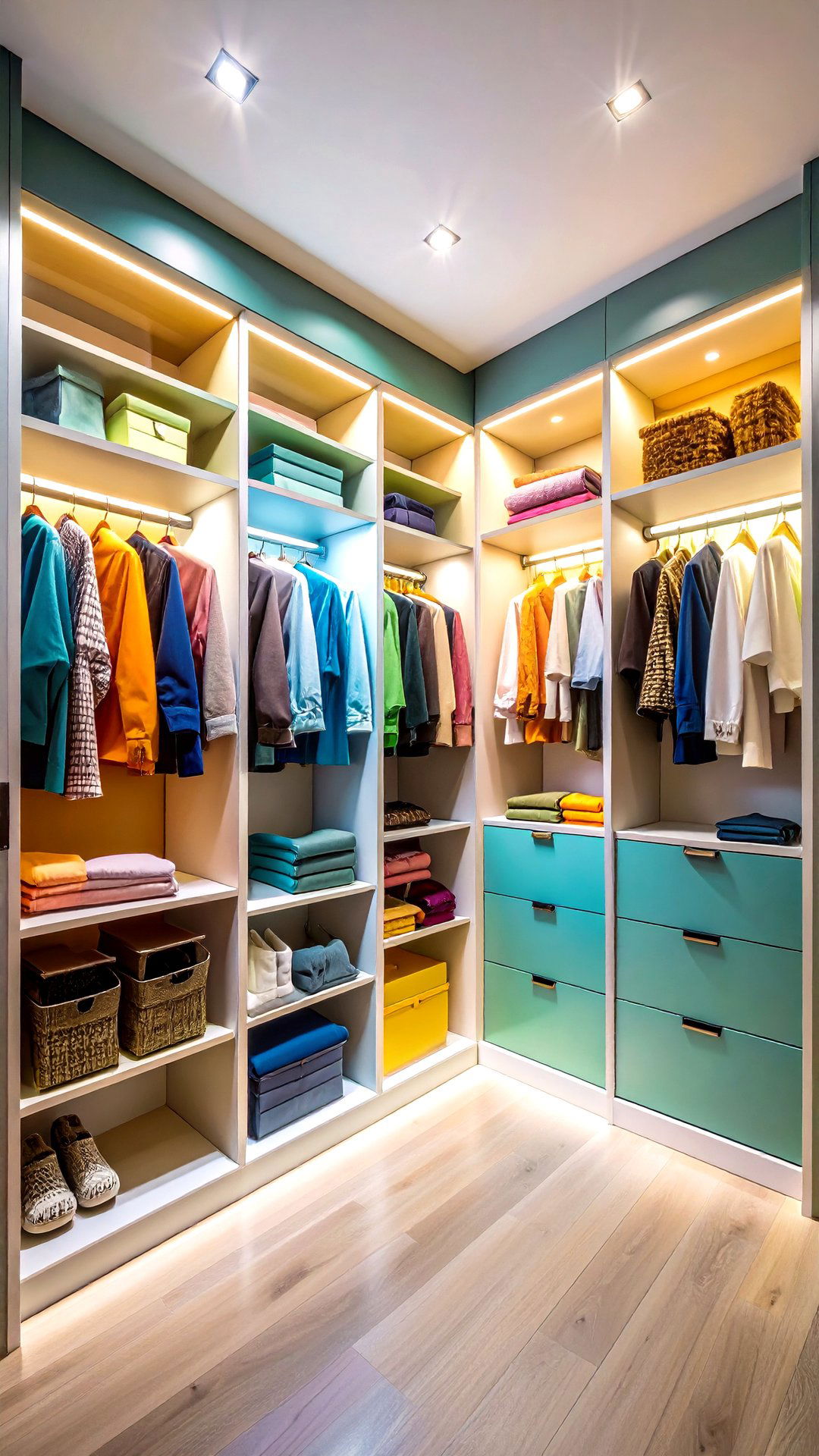 Recessed Wall Niches for Hidden Clothes Storage - 25 clothes storage ideas