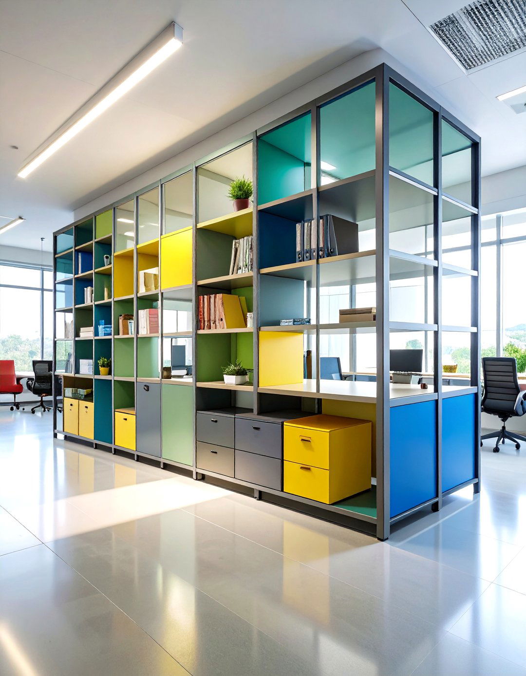 Reconfigurable Shelving Systems for Future Proof Storage - 25 office storage ideas