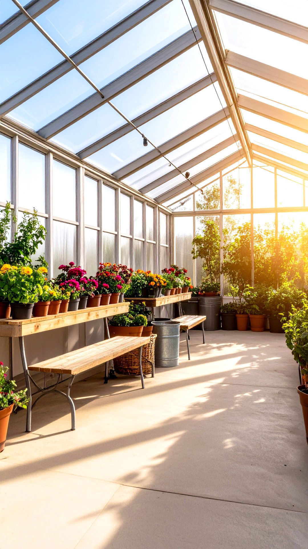 Reflective Surfaces to Brighten a Shady Corner Greenhouse - 25 corner greenhouse ideas