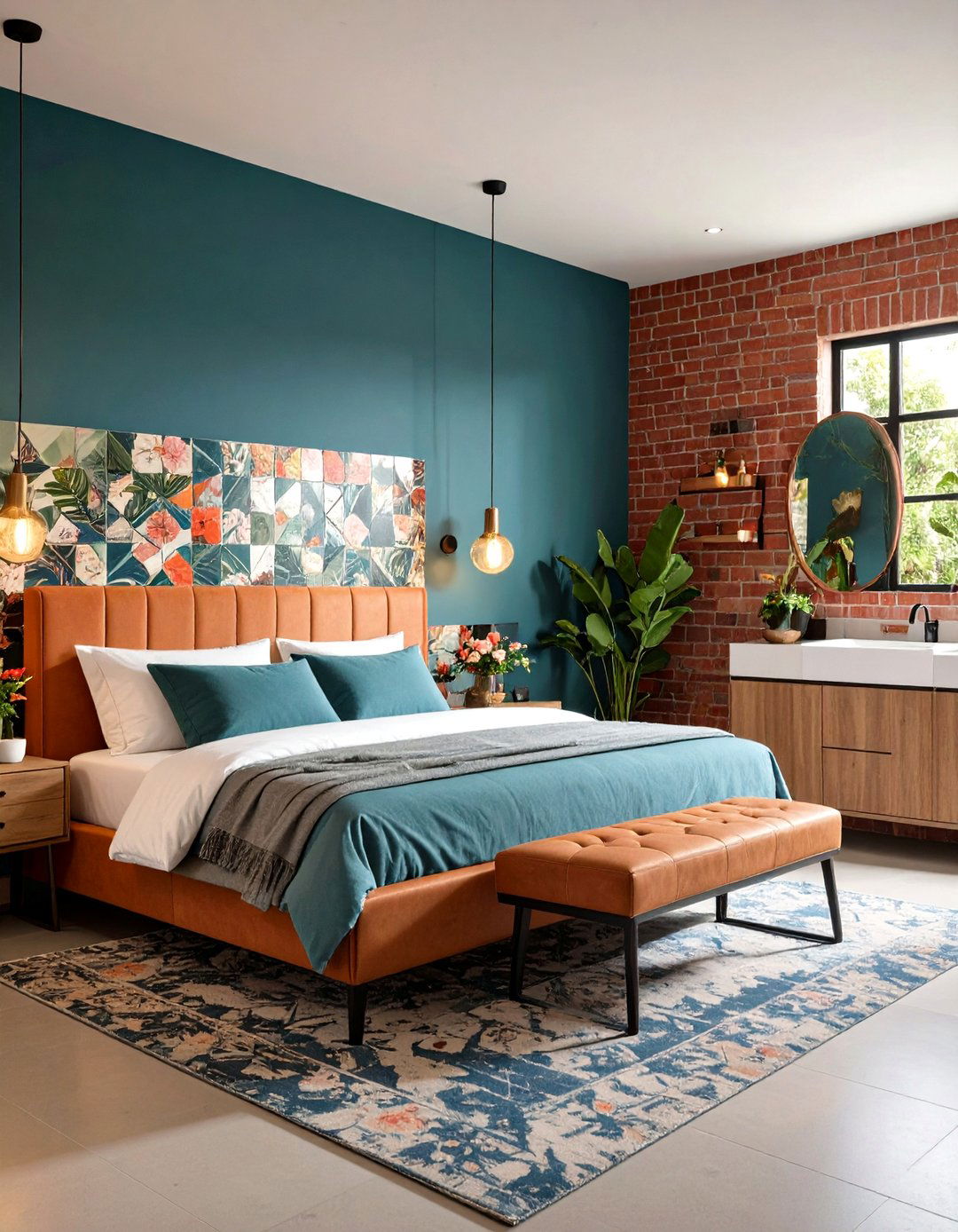 Removable Wallpaper Refreshes Apartment Walls Instantly - 25 apartment decorating ideas