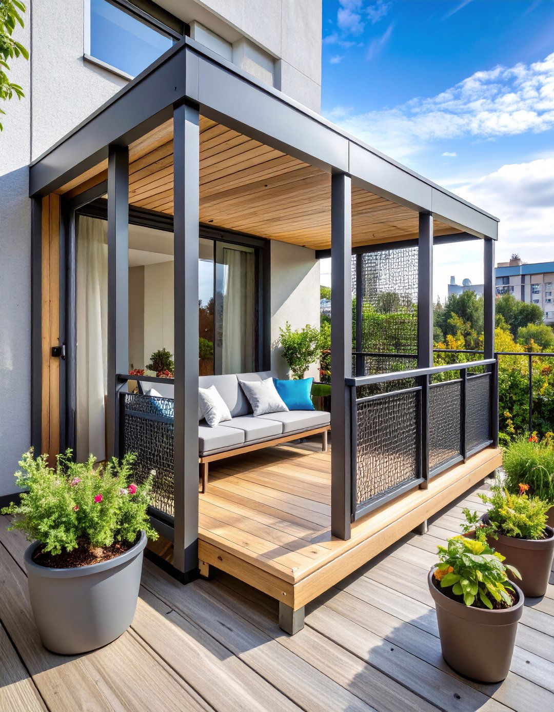 Renter Friendly Removable Panel Catio - 25 outdoor catio ideas