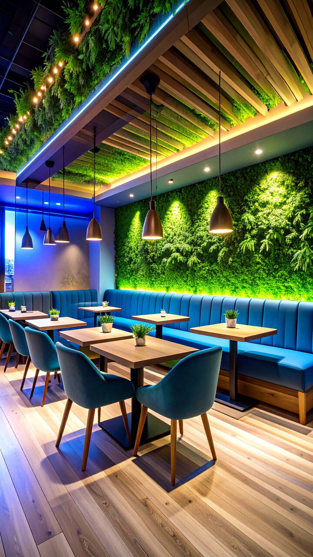 Restaurant Acoustic Artificial Grass Wall - 25 artificial grass wall design ideas