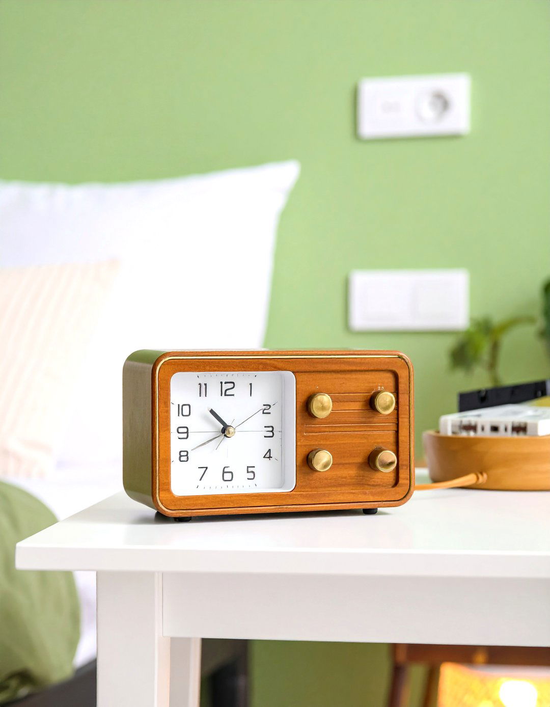 Retro Flip Digit Alarm Clock in a s Bedroom - 25 90s bedroom decor ideas
