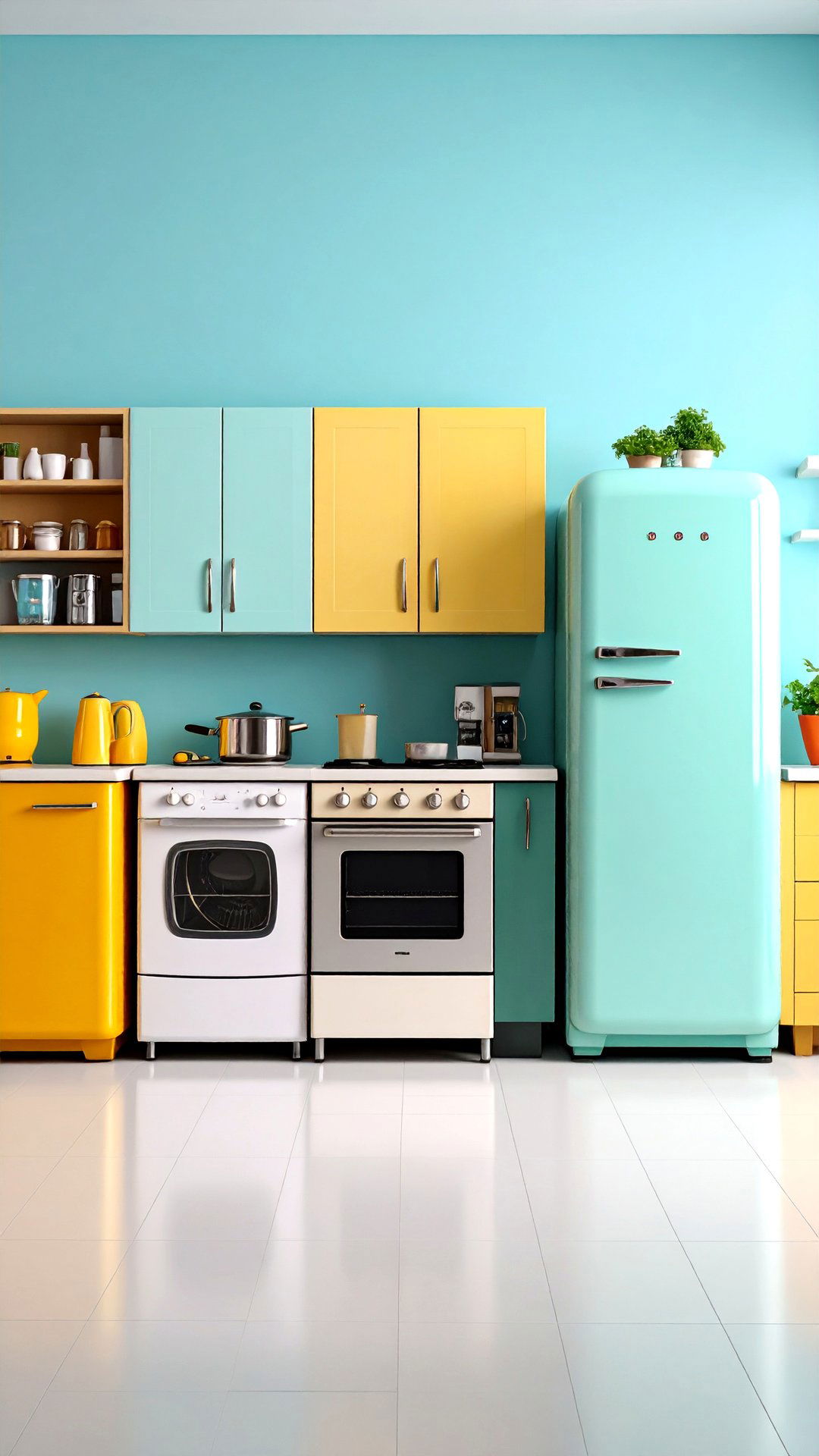 Retro Inspired Appliances with Contemporary Efficiency - 25 art deco kitchen ideas