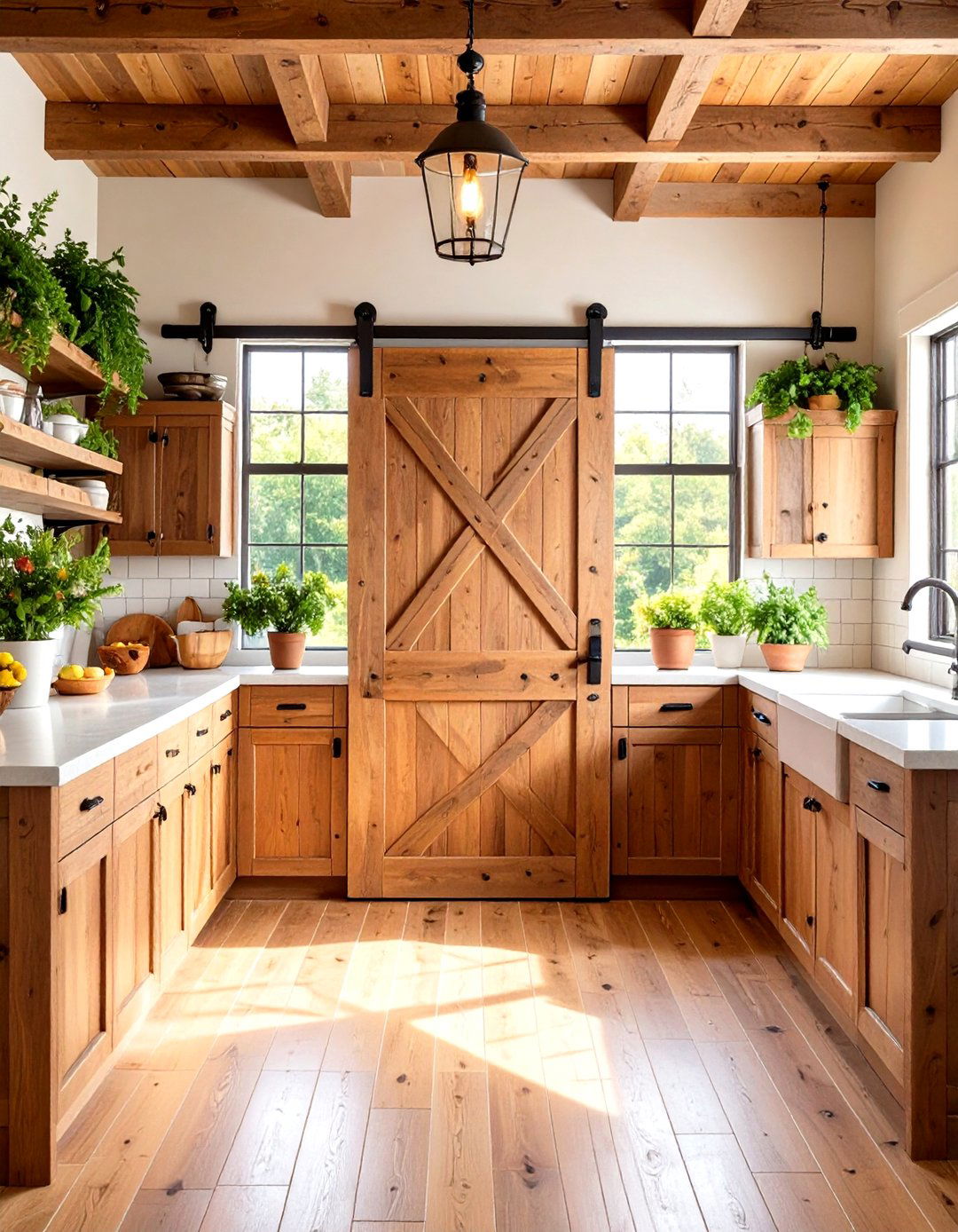 Retrofitting a Barn Door - 25 pantry door ideas