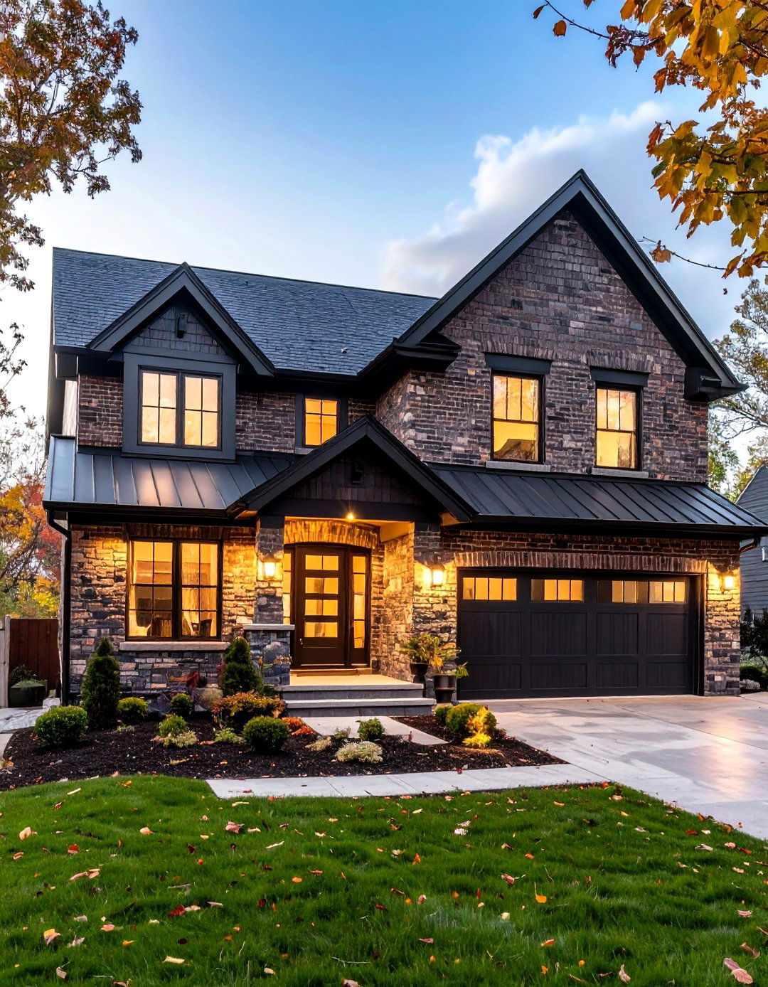 Rich Charcoal Exterior Brick Paint Color Kendall Charcoal - 25 exterior brick paint color ideas