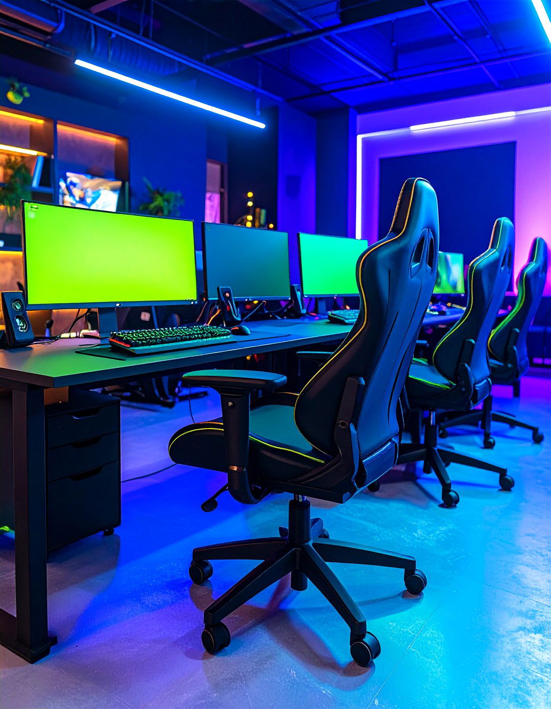 Rolling Task Chairs for Flex Desks - 25 man cave seating ideas