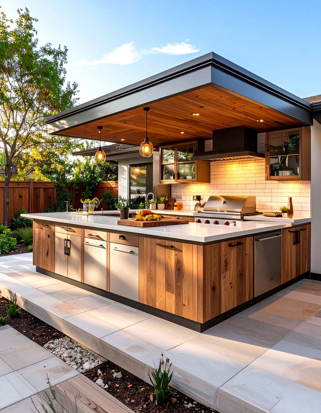 Rooftop Modular Outdoor Kitchen Island - 25 outdoor kitchen island ideas