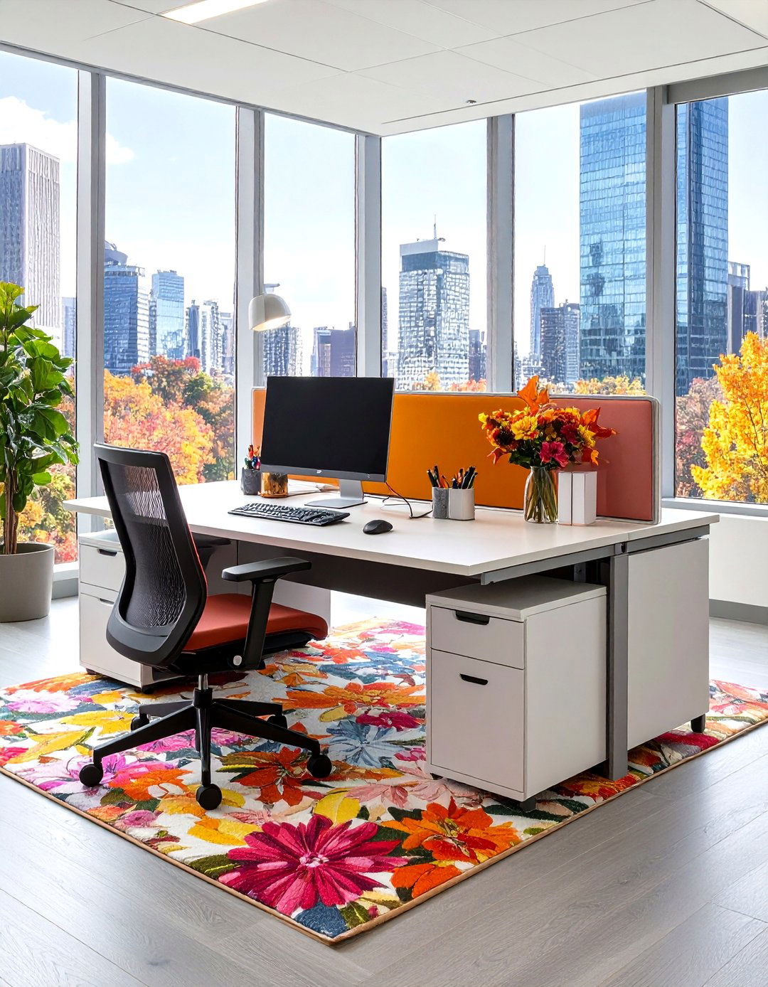 Rotate Seasonal Desk Mats for a Quick Cubicle Reset - 25 cubicle decor ideas