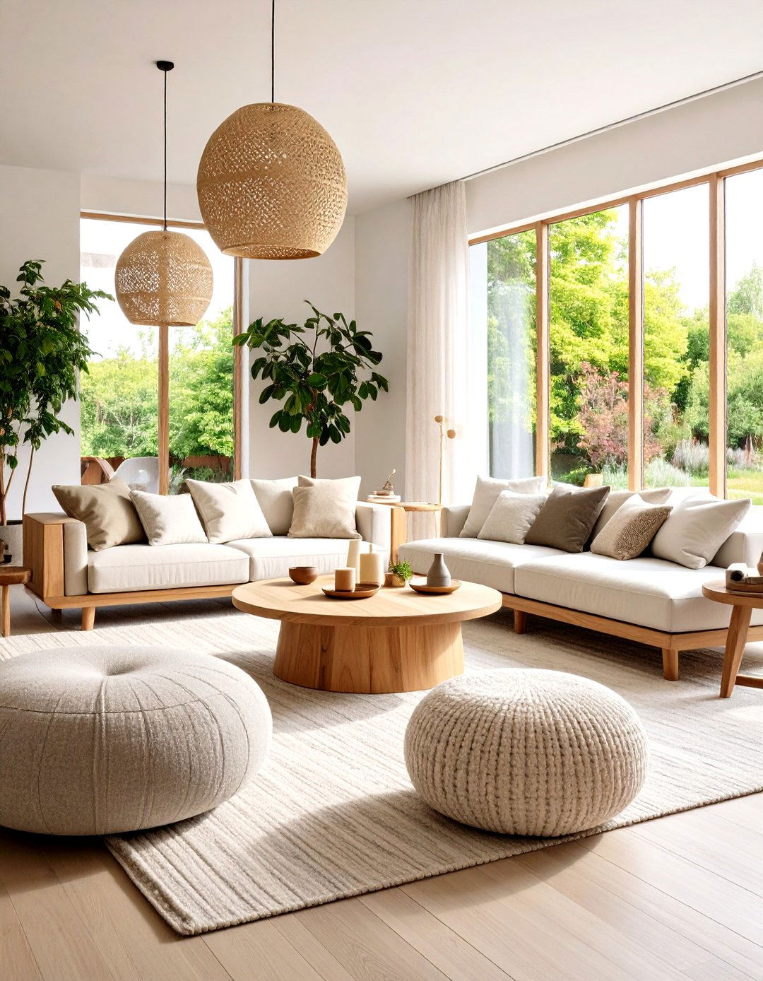 Rounded Edge Furniture Softens Modern Geometry - 25 organic modern living room design ideas