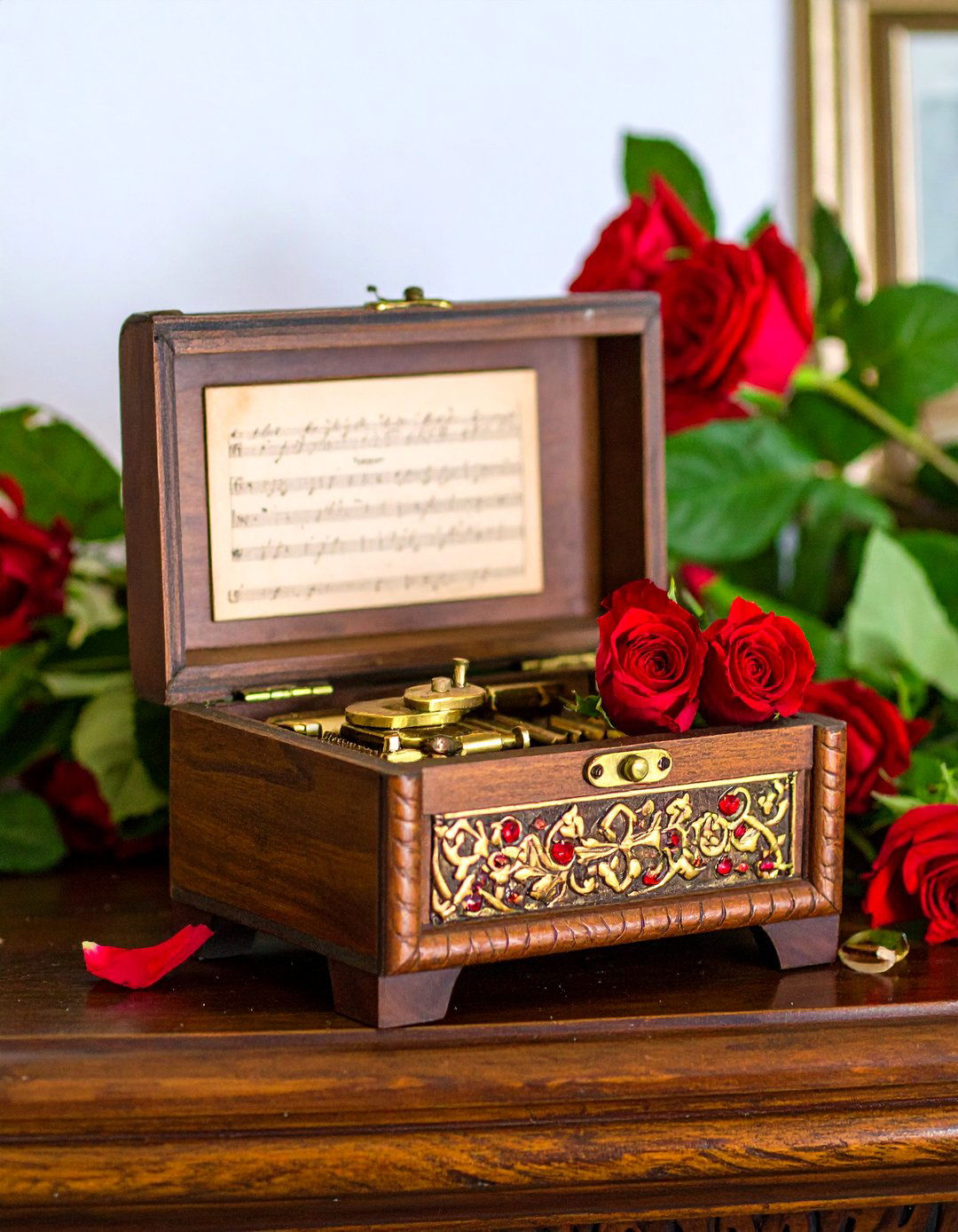 Ruby Music Box Playing Their First Dance Song - 25 40th wedding anniversary gift ideas