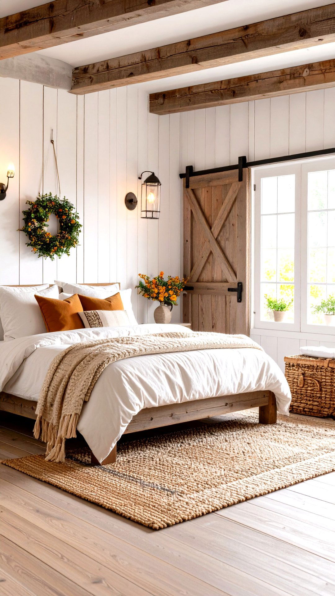 Rustic Farmhouse Room with Weathered Wood - 25 aesthetic room ideas
