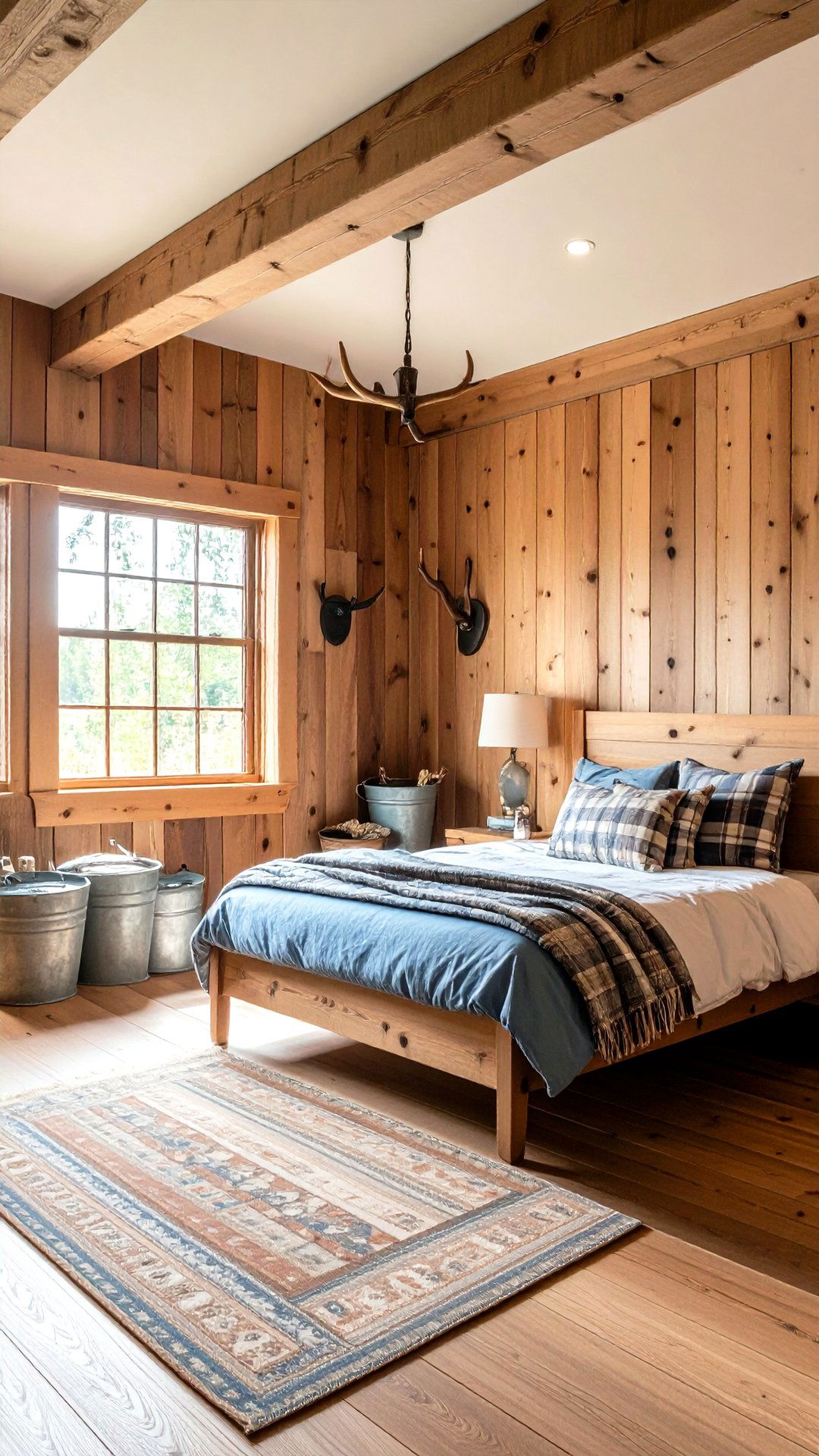 Rustic Faux Wood Panel Boys Room Paint - 25 boys room paint ideas