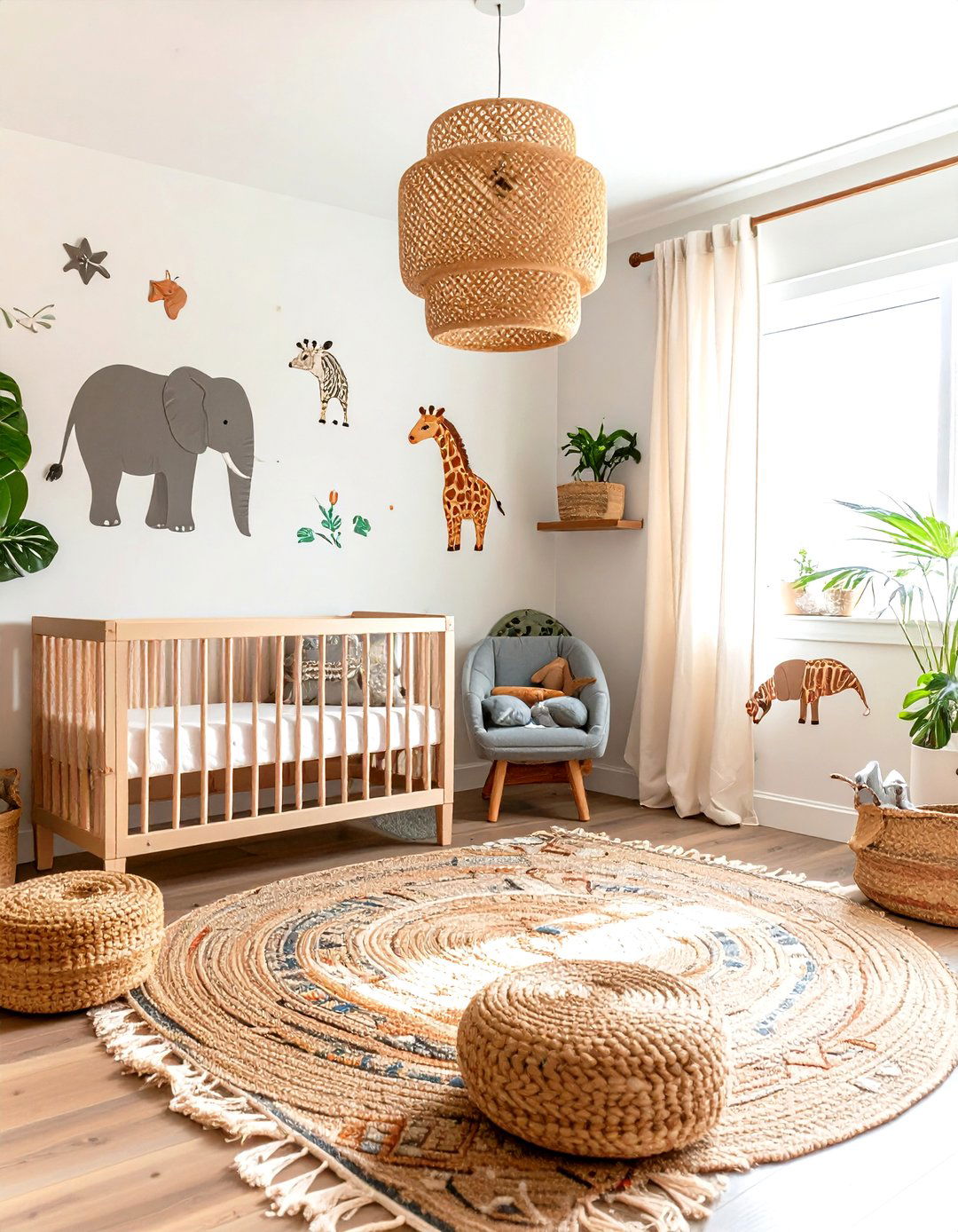 Safari Adventure Elephant Nursery - 25 elephant nursery ideas