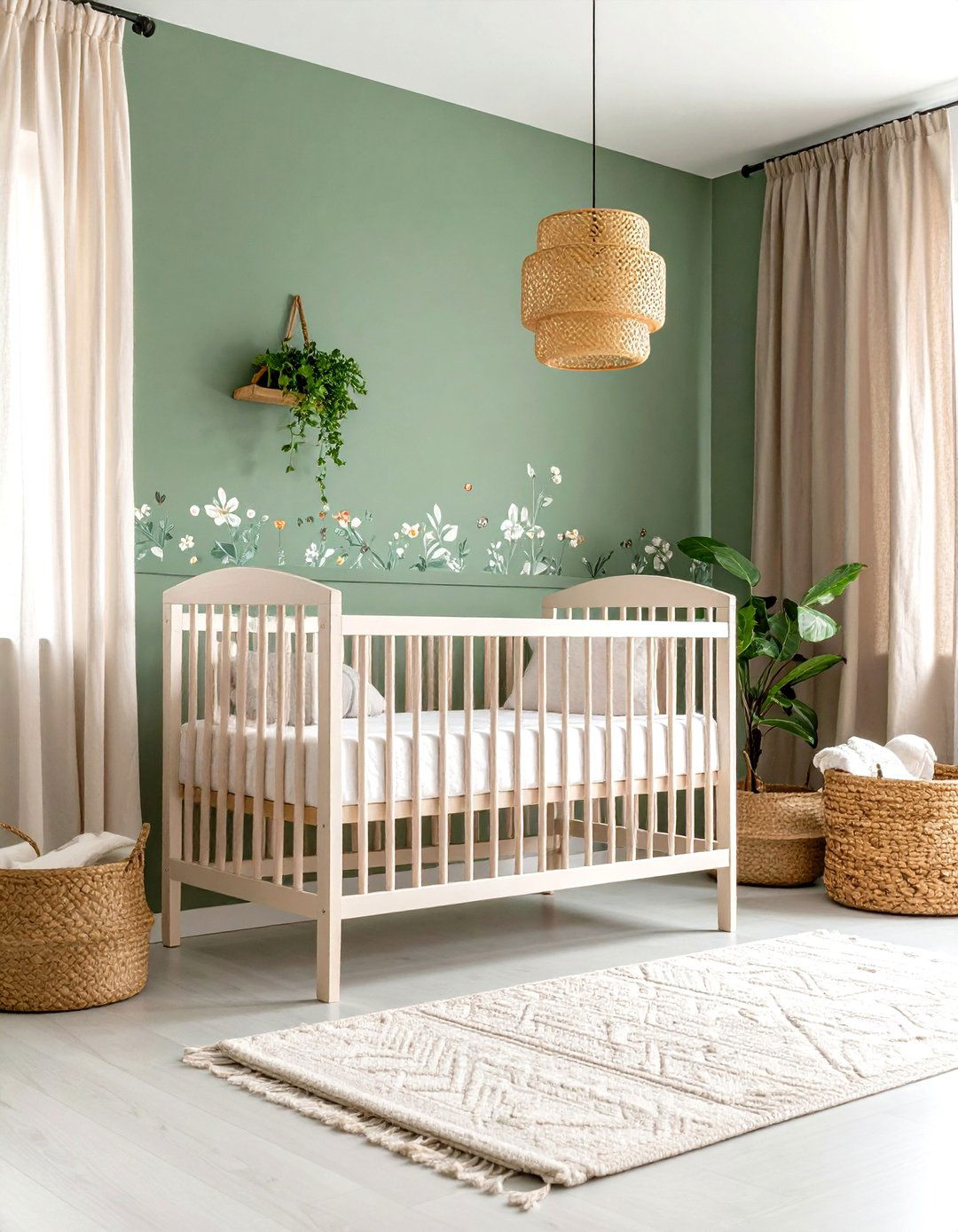Sage Green Serenity Nursery Color - 25 nursery color ideas