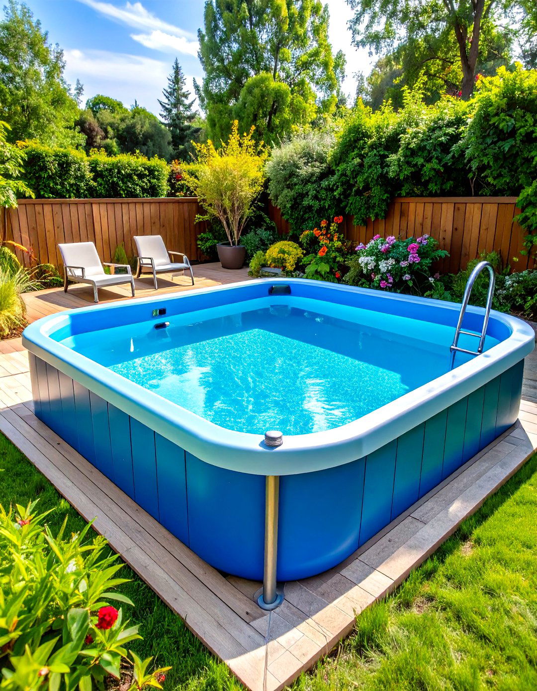 Saltwater Conversion for Gentler Swims - 25 above ground pool ideas