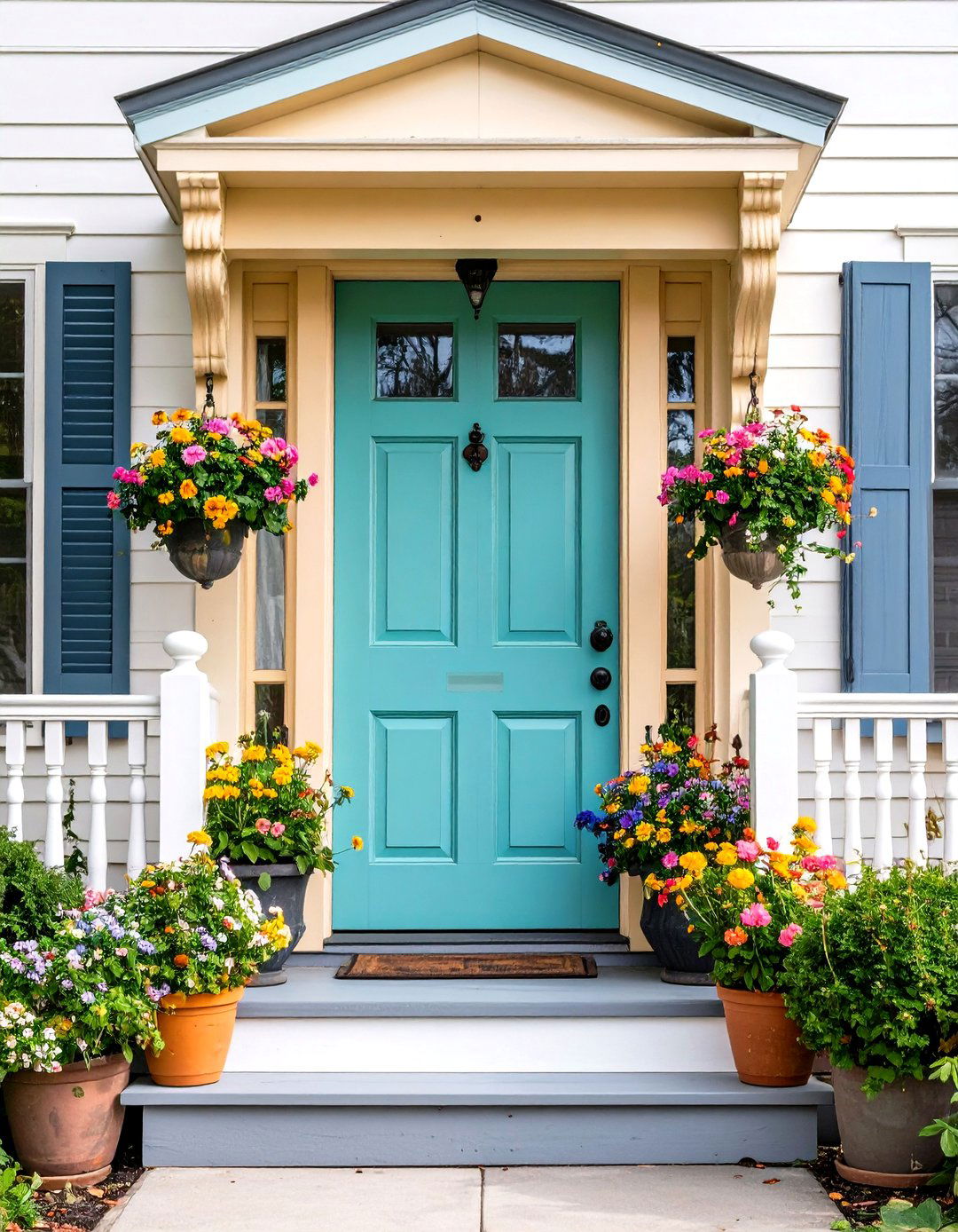 Salvaged Corbels and Brackets as Side Details - 25 exterior door trim ideas