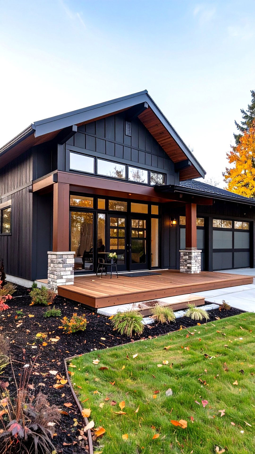 Satin Black Modern Ranch Revival - 25 black house exteriors & paint colors