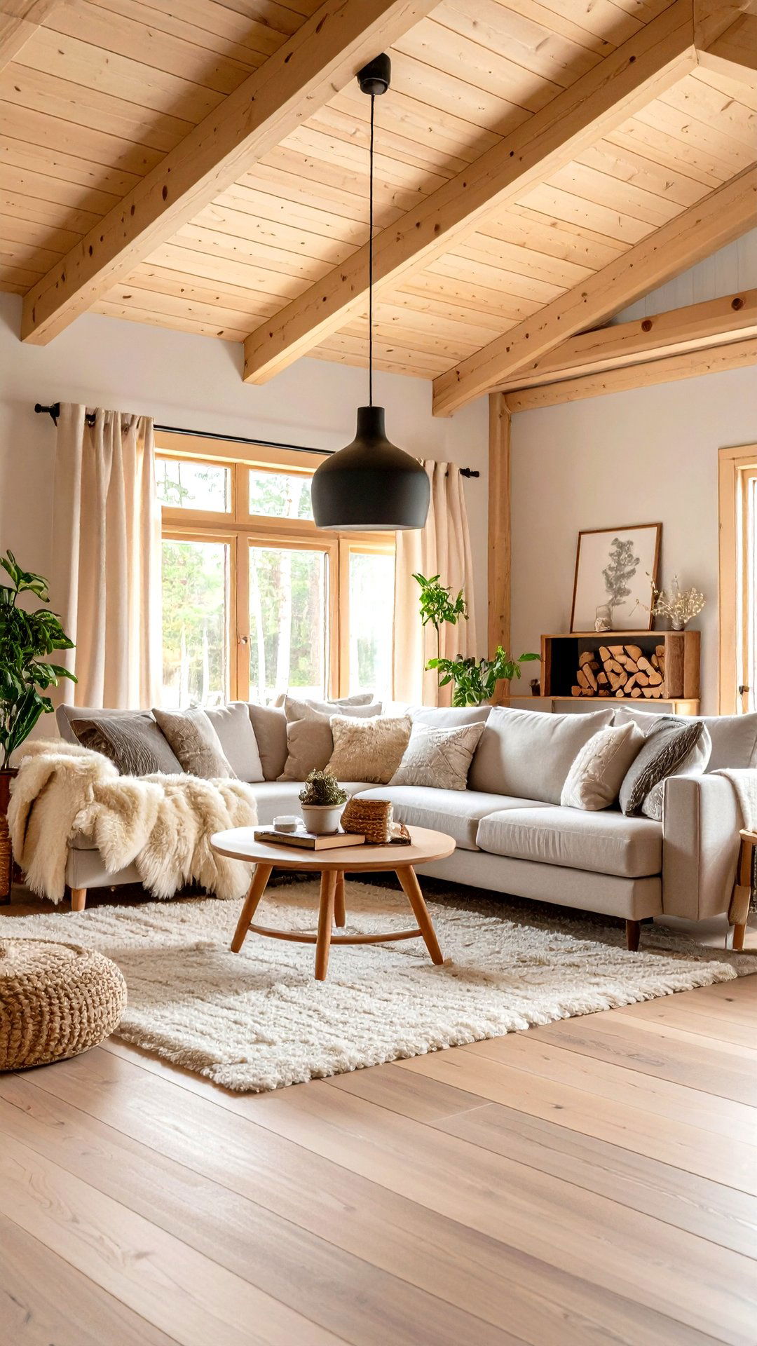Scandinavian Minimalism Meets Cabin Rustic - 25 cabin decor ideas
