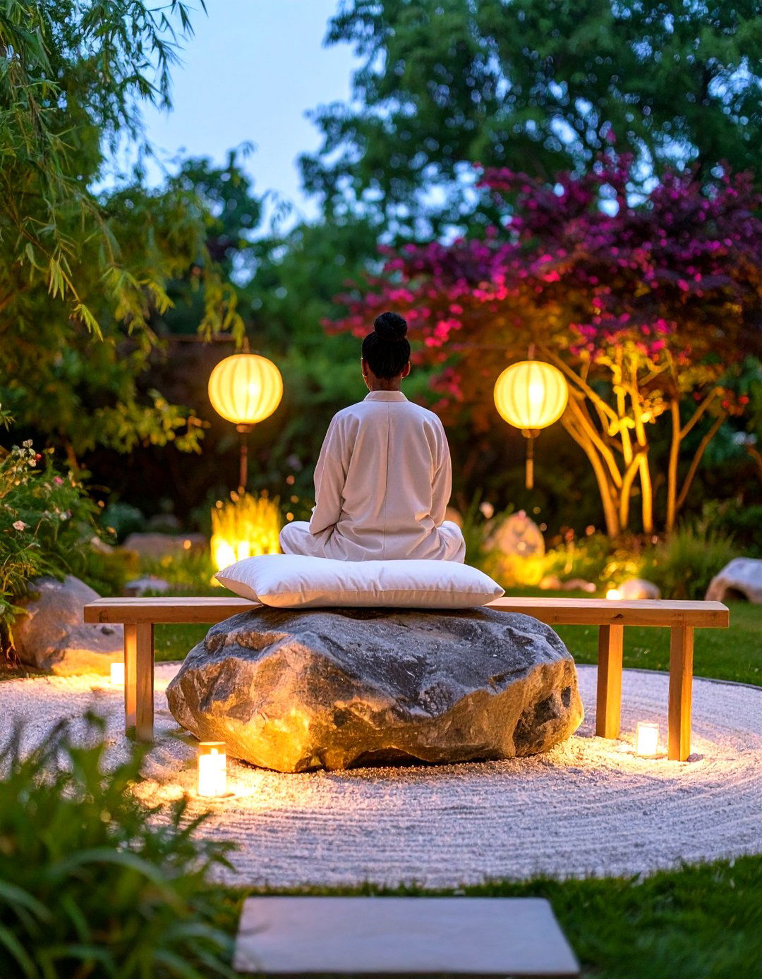 Scholars Rock Meditation Corner for Intellectual Appeal - 25 asian landscaping ideas