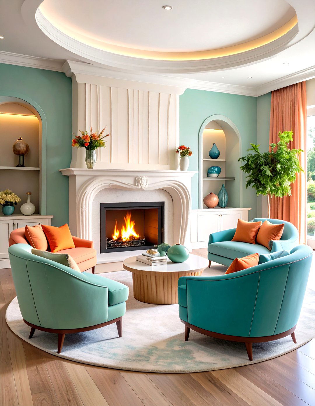 Sculpt a Curved Fluted Plaster Surround