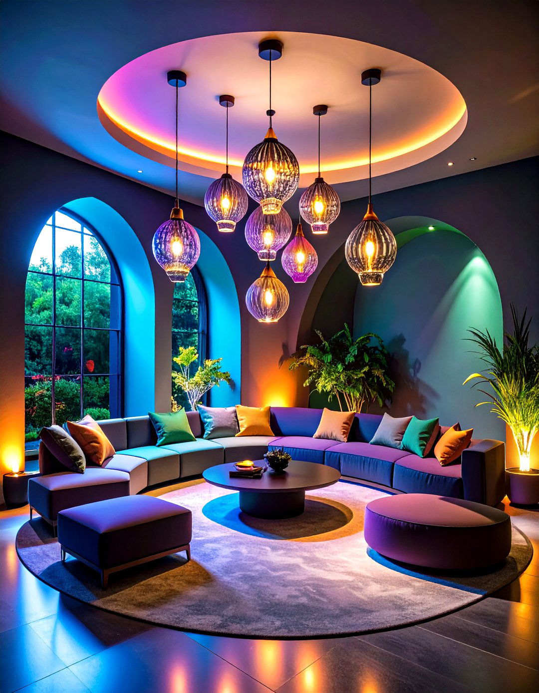 Sculptural Lighting Alcove Drama - 25 alcove ideas