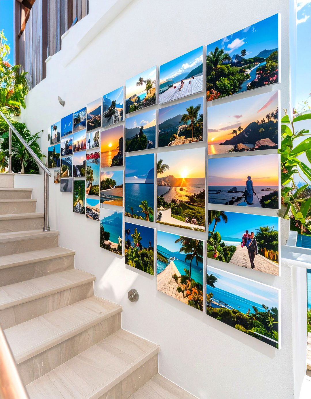 Sealed Photo Outdoor Wall Decor Display - 25 outdoor wall decor ideas