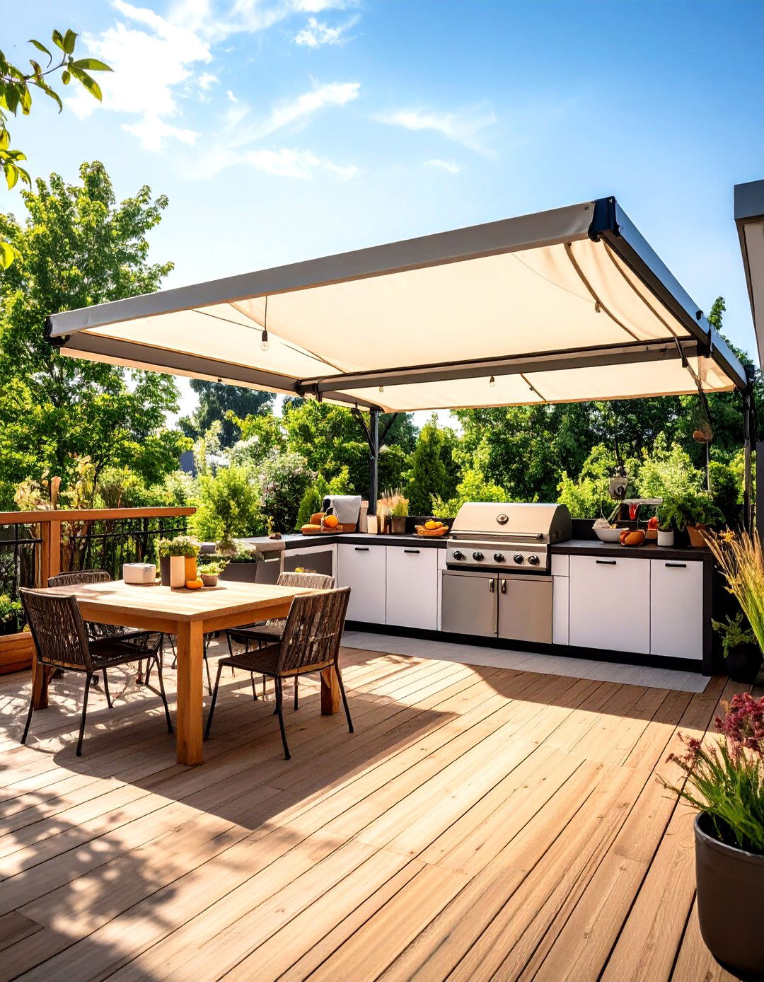 Seasonal Cover and Maintenance Routine Extend Deck Life - 25 outdoor kitchen on deck