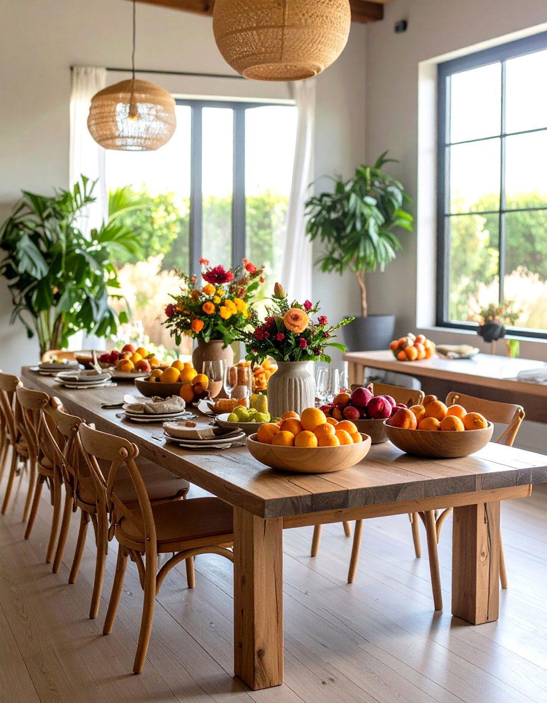 Seasonal Fruit Bounty Centerpiece - 25 non-floral wedding centerpiece ideas