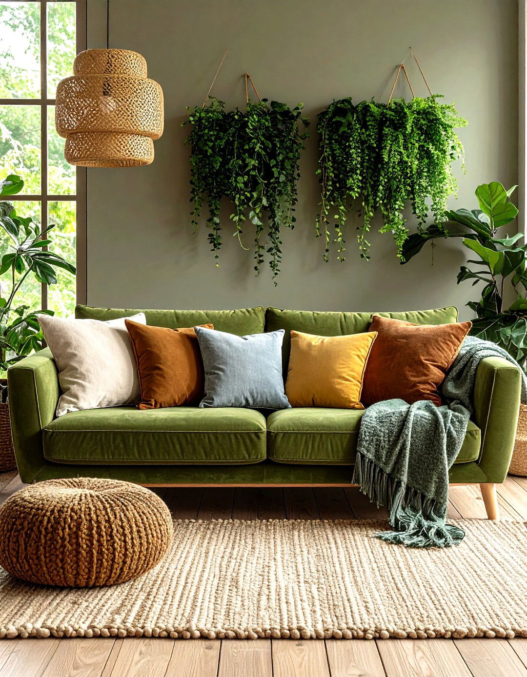 Seasonal Olive Green Textiles Refresh - 25 olive green room ideas