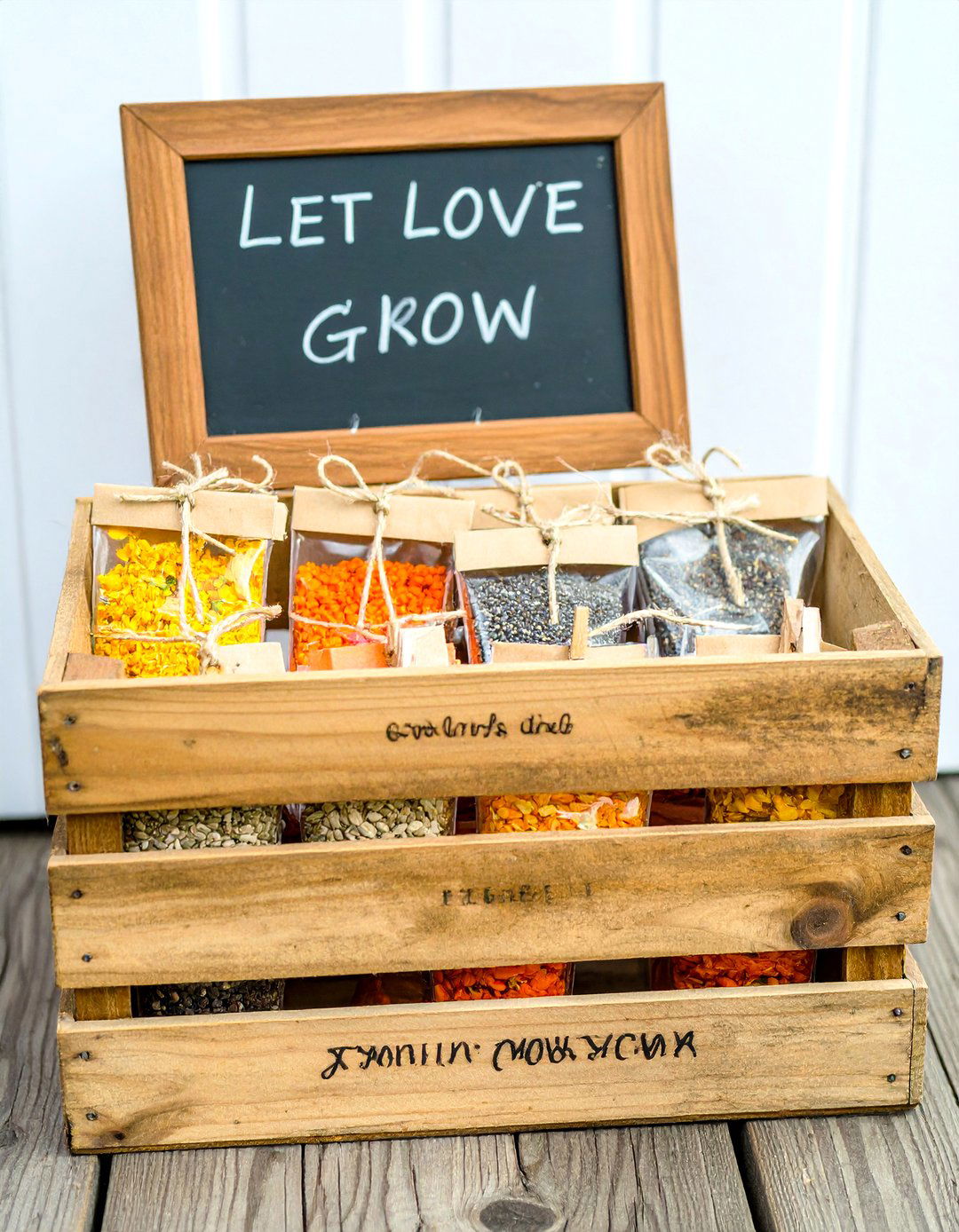 Seasonal Seed Packet Send Off Fall Wedding Decor - 25 fall wedding décor ideas