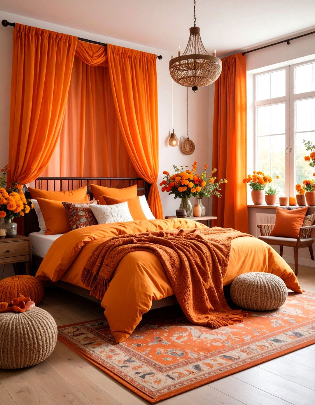 Seasonal Swap Out Decor Strategy - 25 orange bedroom ideas