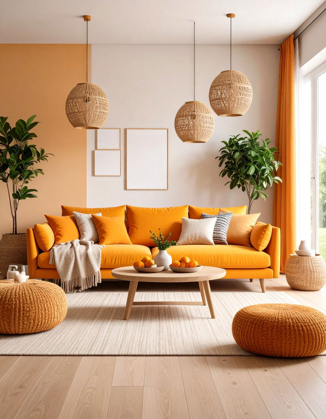 Seasonal Switch Up With Citrus Accents - 25 orange room ideas