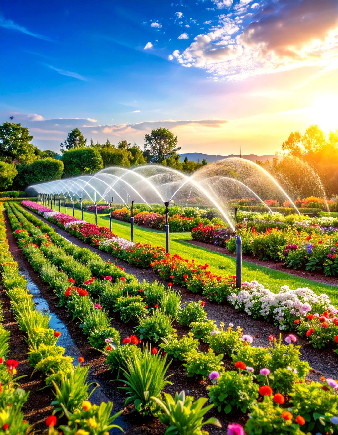 Sensor Guided Adaptive Irrigation in Landscape Design - 25 ai landscape design ideas