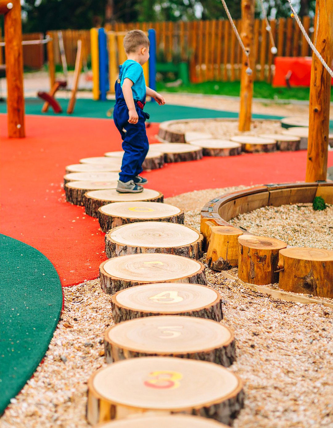 Sensory Path Adventure Trail - 25 eyfs outdoor area ideas