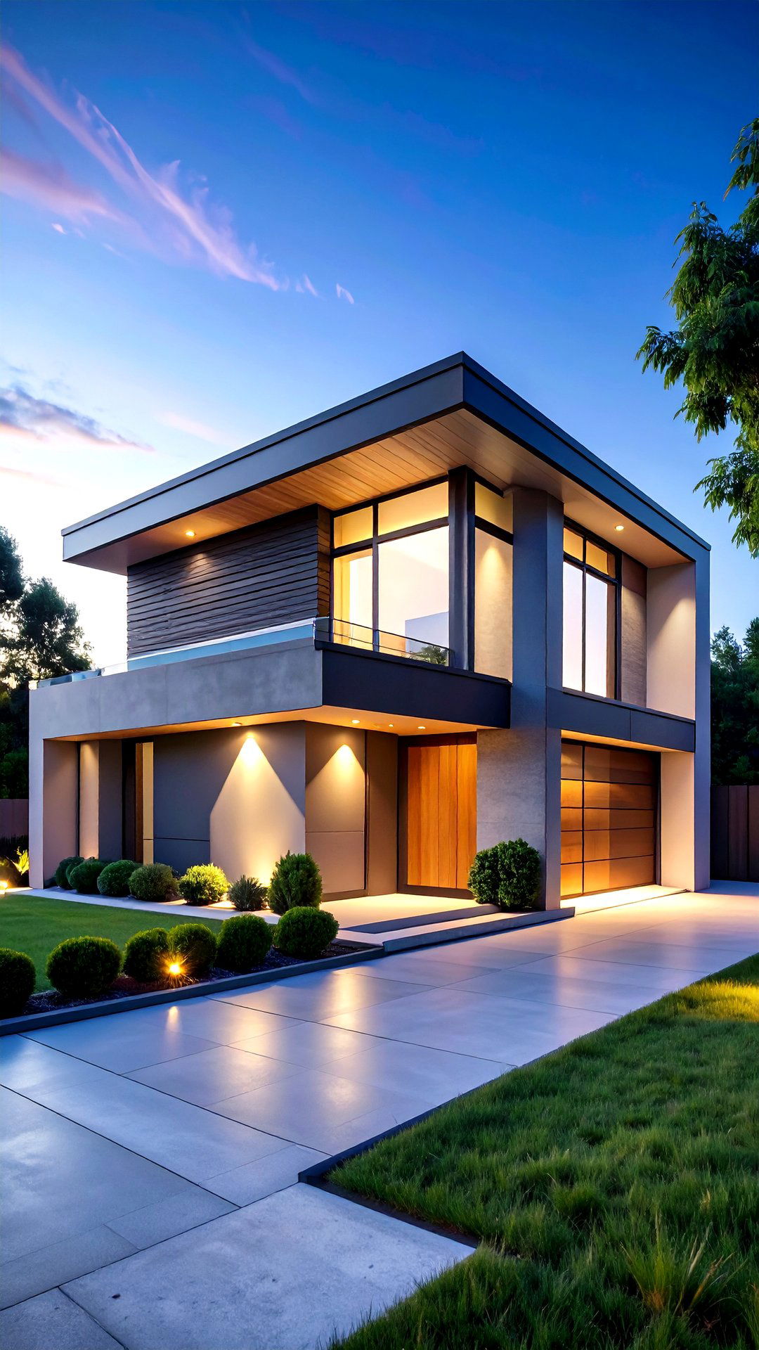 Shadow Line Render Adds Subtle Texture to the House Exterior - 25 aesthetic house exterior ideas