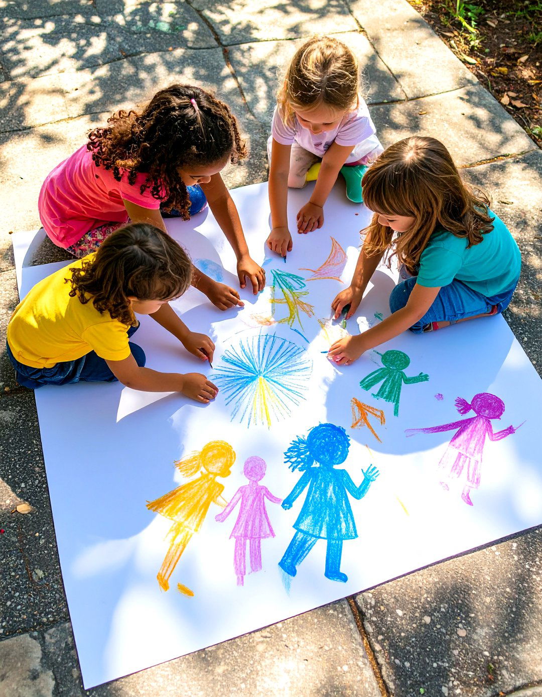 Shadow Play Exploration Zone - 25 eyfs outdoor area ideas