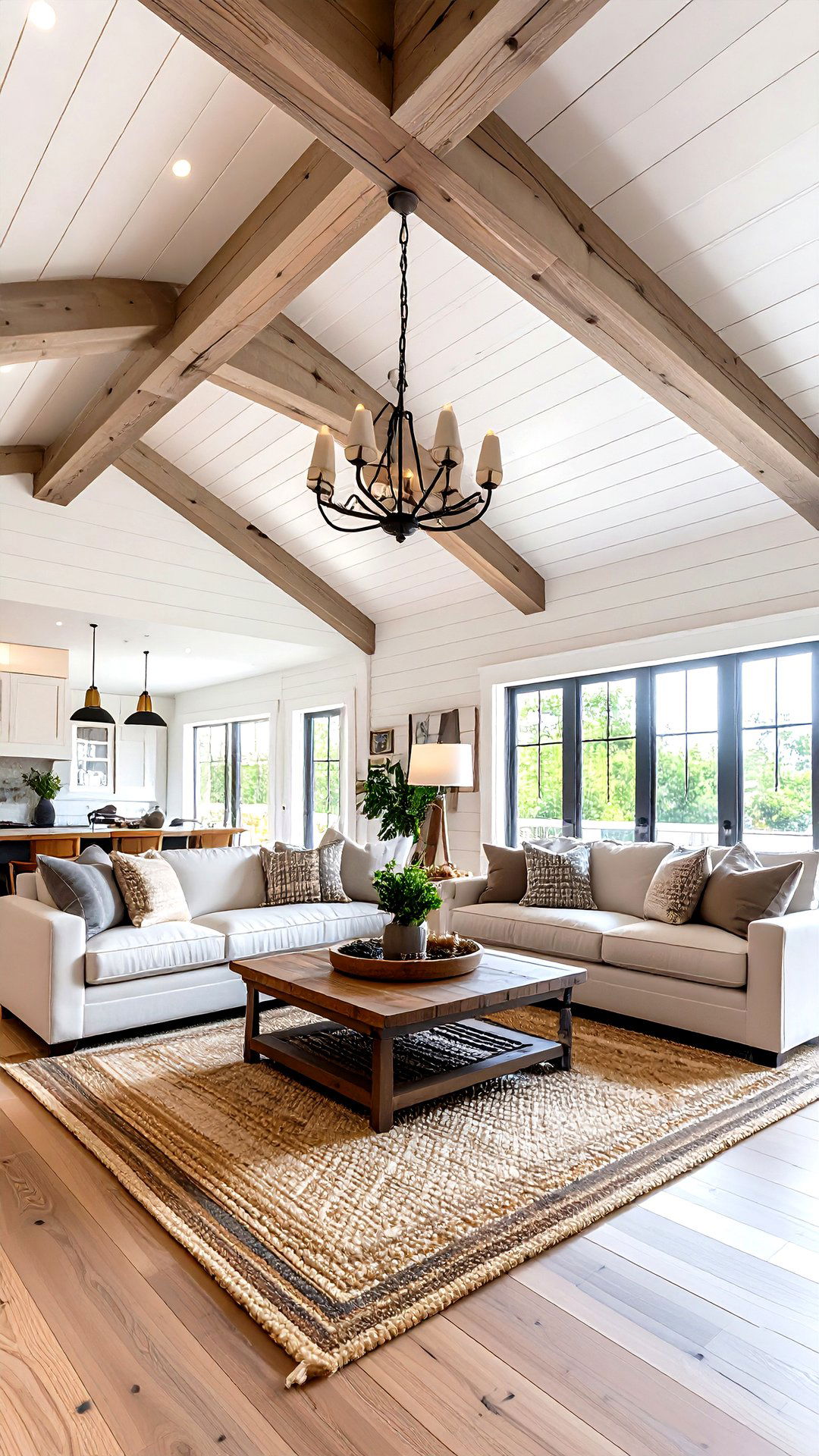 Shiplap Cathedral Ceiling for Coastal Calm - 25 cathedral ceiling ideas