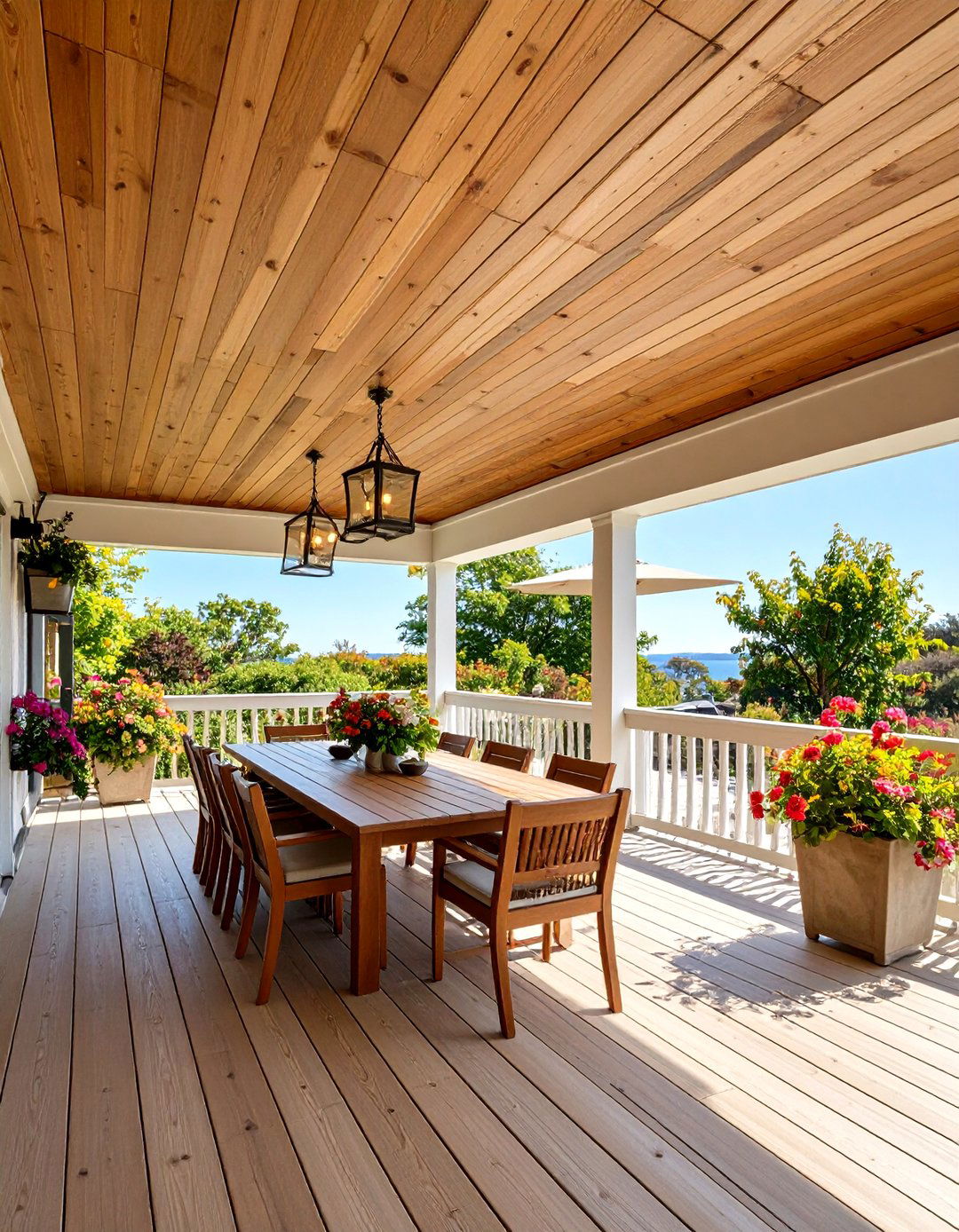 Shiplap Patio Ceiling - 25 patio ceiling ideas