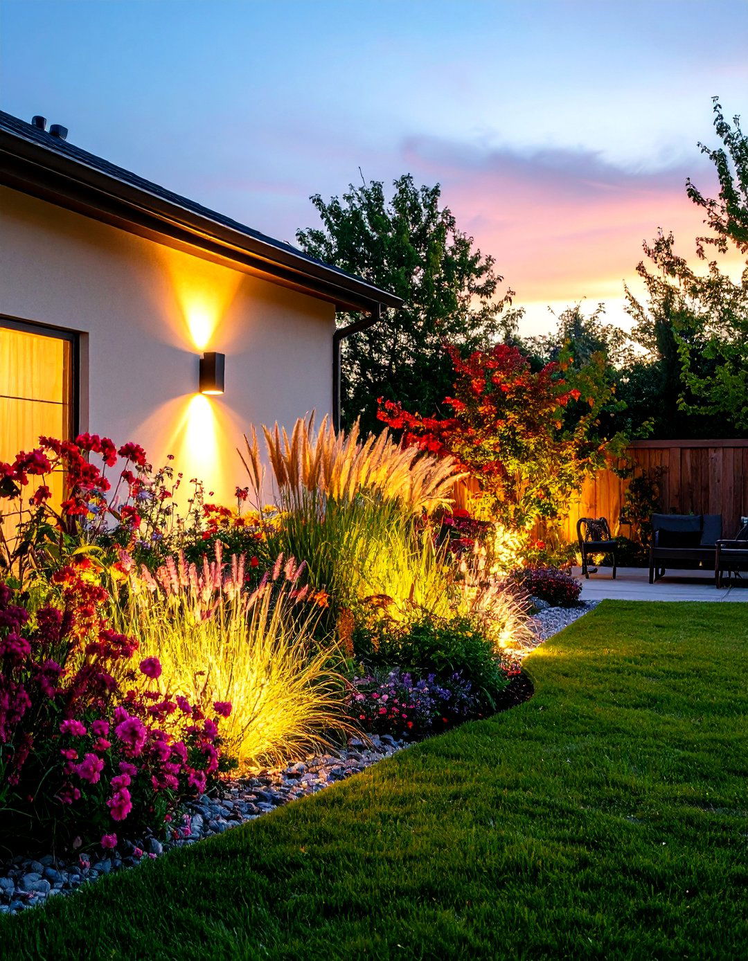 Silhouette Outdoor Lighting Behind Foliage - 25 outdoor lighting ideas