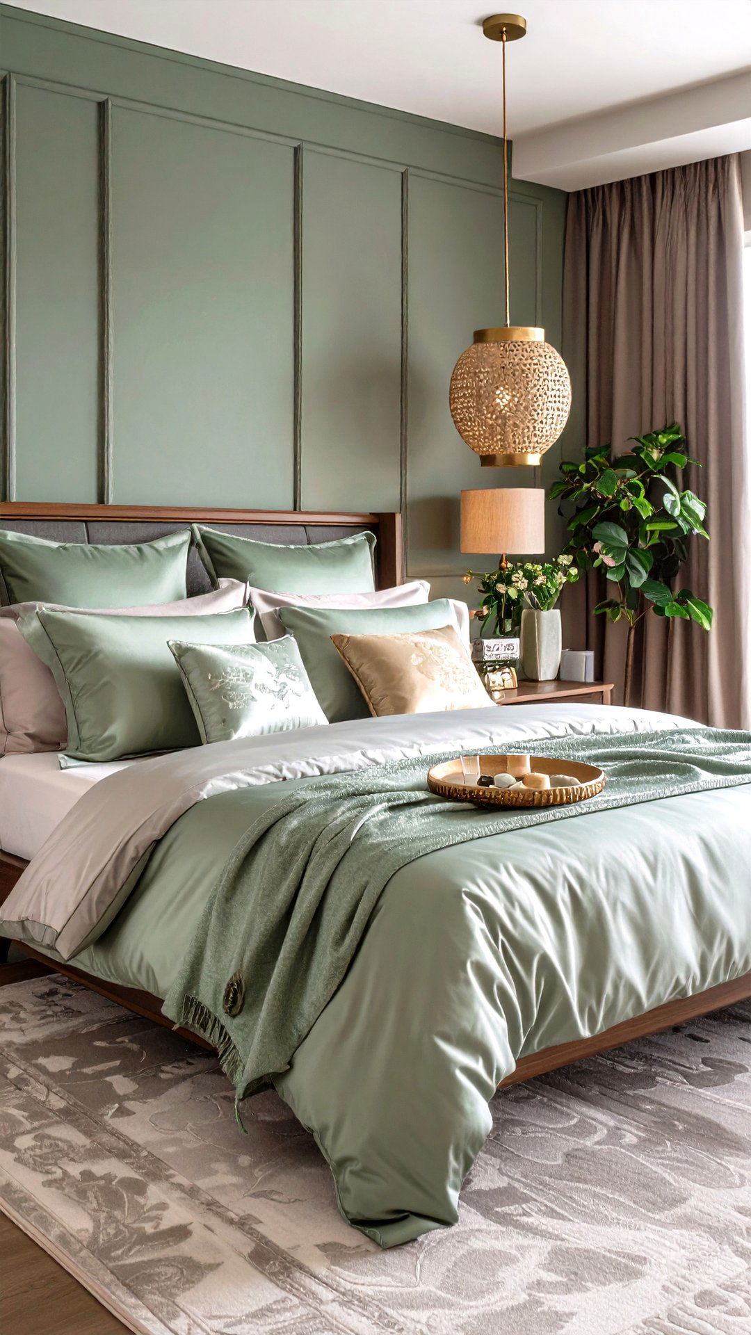 Silk Bedding Layers for Luxurious Asian Bedroom - 25 asian bedroom ideas