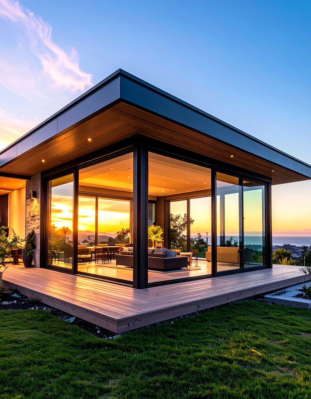 Sliding Wall Pavilion for Shoulder Season Comfort - 25 outdoor pavilion ideas