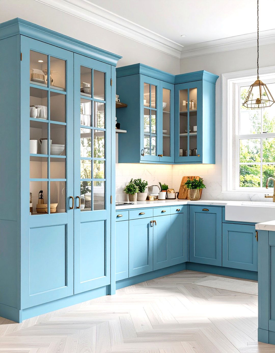 Slim French Doors - 25 pantry door ideas