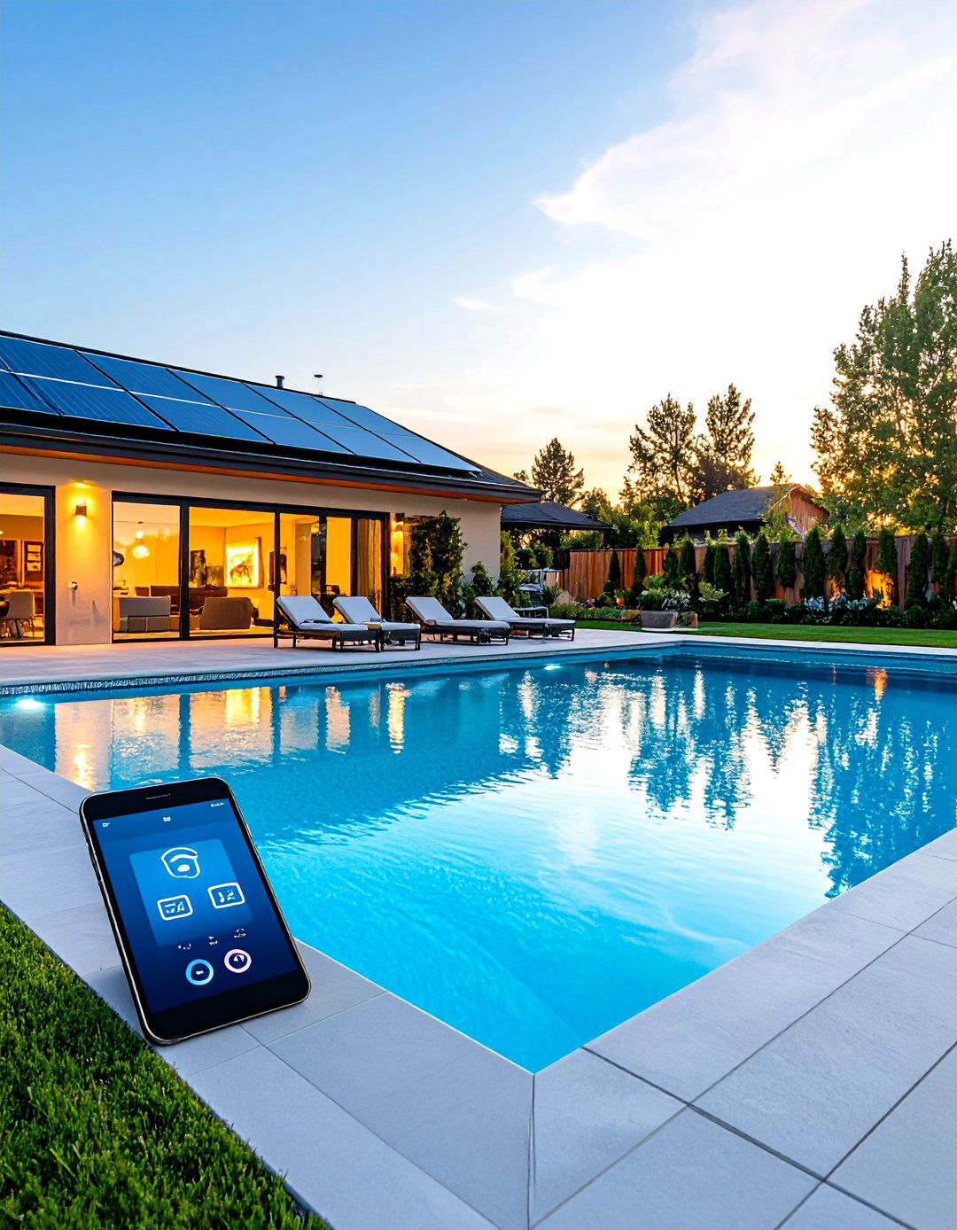 Smart Automation and Remote Control - 25 lagoon pool ideas