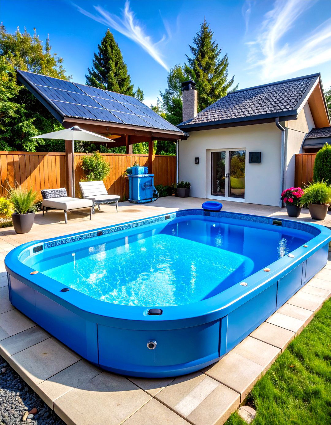Smart Controlled Pool Simplifies Maintenance - 25 above ground pool ideas