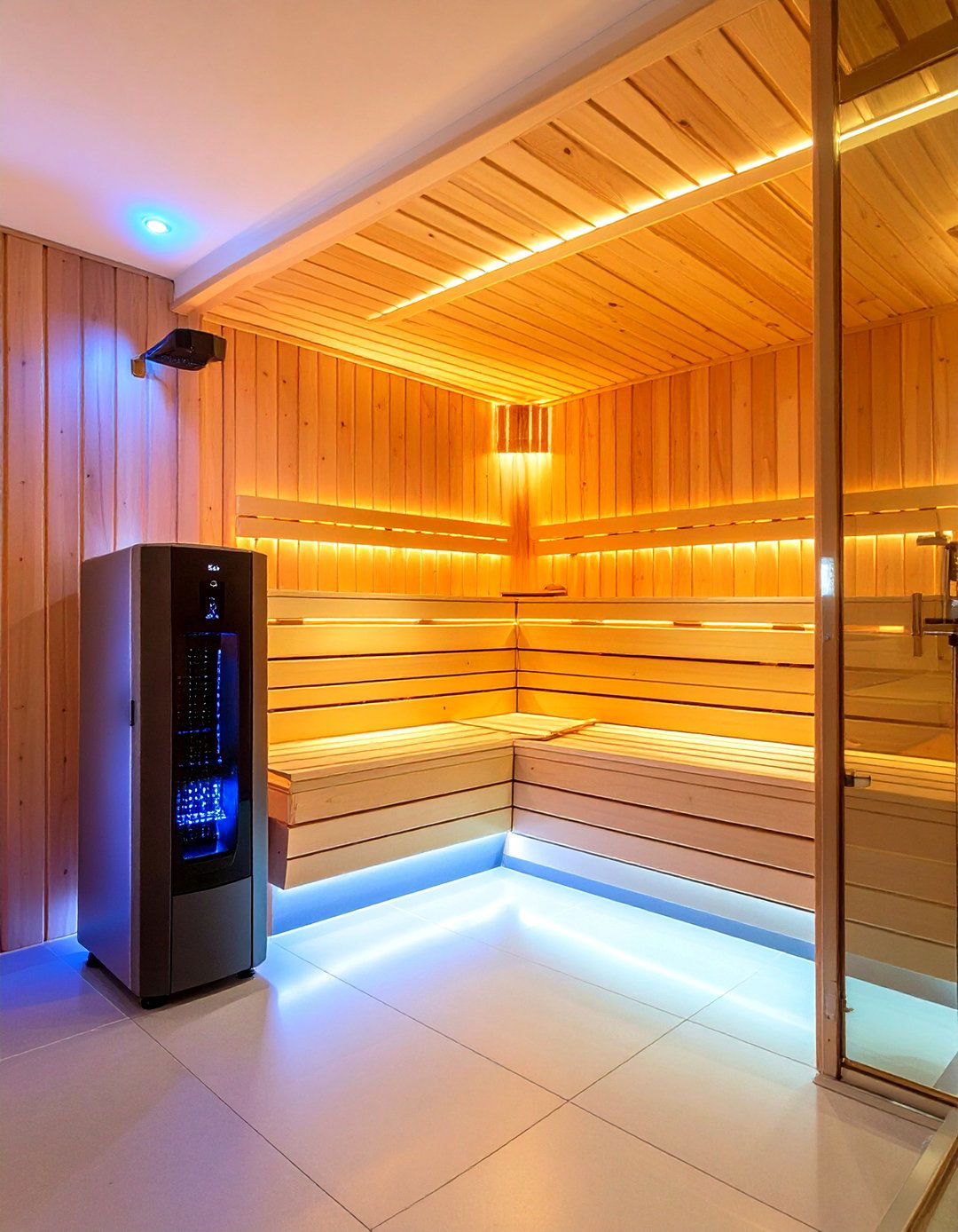 Smart Controlled Sauna You Can Pre Heat by Phone - 25 outdoor sauna ideas