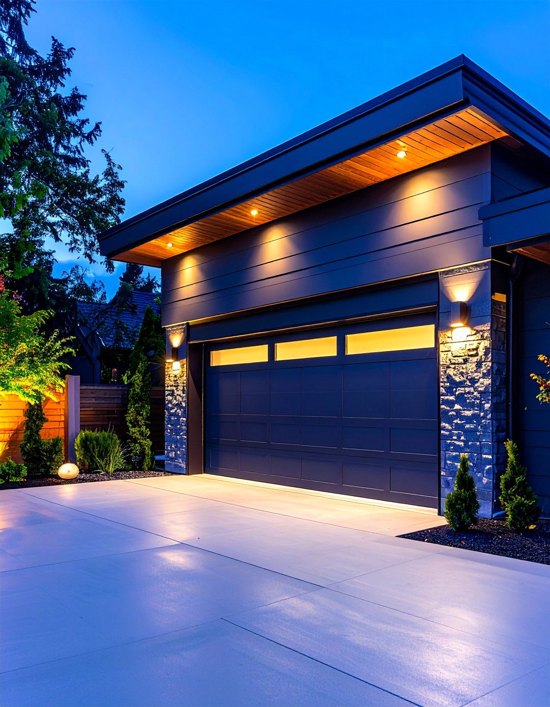 Smart Home Sensors Upgrade the Black Garage - 25 black garage ideas