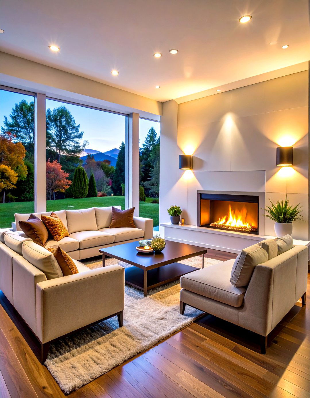 Smart Home Voice Controlled Fireplace Sconces - 25 fireplace sconces ideas
