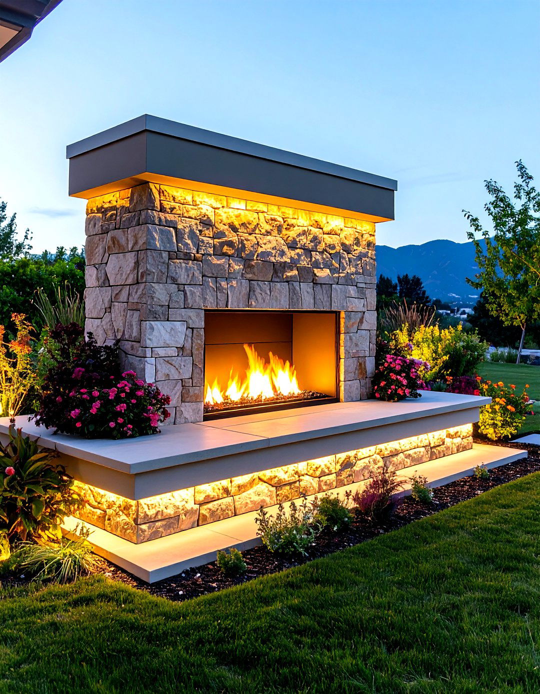 Smart Ignition Outdoor Fireplace Takes the Guesswork Out - 25 outdoor fireplace ideas